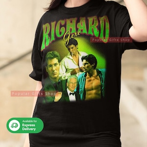 Richard Gere Vintage Unisex Shirt, Vintage Richard Gere TShirt Gift For Him and Her, Richard Gere Sweatshirt- Express Shipping Available
