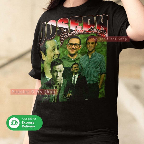 Joseph Gordon-Levitt Vintage Unisex Shirt, Vintage Joseph Gordon-Levitt Shirt Gift For Him and Her- Express Shipping Available