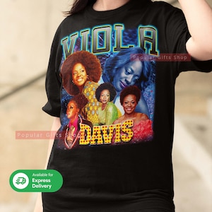 Viola Davis Vintage Unisex Shirt, Vintage Viola Davis TShirt Gift For Him and Her, Best Viola Davis- Express Shipping Available