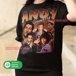 Andy Samberg Unisex Tshirt Gift, Vintage Andy Samberg  TShirt Gift For Him and Her, Best Andy Samberg- Express Shipping Available