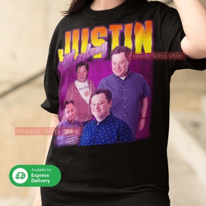 Justin Mcelroy Vintage Unisex Shirt, Vintage Justin Mcelroy TShirt Gift For Him and Her, Best Justin Mcelroy- Express Shipping Available