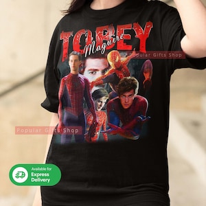 Tobey Maguire Vintage Unisex Shirt, Vintage Tobey Maguire TShirt Gift For Him and Her, Best Tobey Maguire- Express Shipping Available