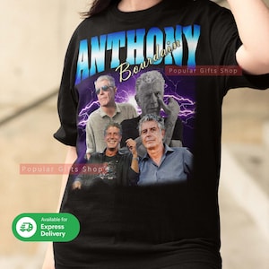 Anthony Bourdain Vintage Unisex Shirt,  Vintage Anthony Bourdain TShirt Gift For Him and Her, Best Anthony Bourdain SweatShirt Gift Idea Fan