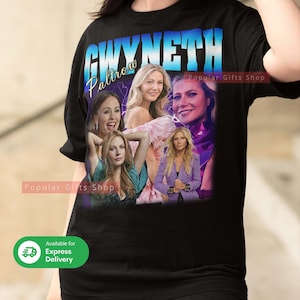 Gwyneth Paltrow Vintage Unisex Shirt, Vintage Gwyneth Paltrow TShirt Gift For Him and Her, Best Gwyneth Paltrow SweatShirt Gift Idea For Fan