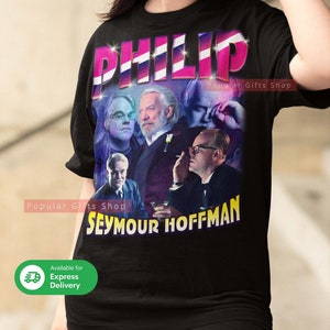 Philip Seymour Hoffman Unisex Shirt, Vintage Philip Seymour TShirt Gift For Him and Her, Best Philip Seymour- Express Shipping Available
