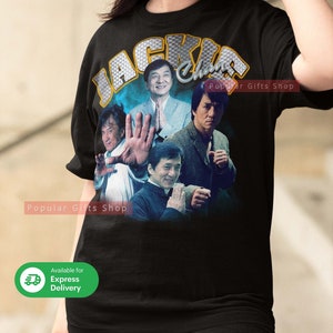 Jackie Chan Vintage Unisex Shirt, Vintage Jackie Chan TShirt Gift For Him and Her, Best Jackie Chan Gift- Express Shipping Available