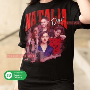 Natalia Dyer Vintage Unisex Shirt, Vintage Natalia Dyer TShirt Gift For Him and Her, Best Natalia Dyer- Express Shipping Available