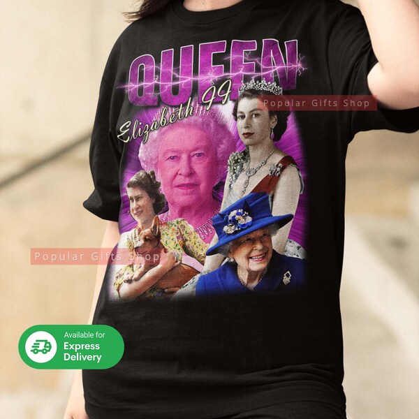 Queen Elizabeth ii Vintage Unisex Shirt, Vintage Queen Elizabeth TShirt Gift For Him and Her, Best Queen Elizabeth