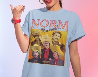 T-shirt Norm MacDonald – Coton Noir, Art Graphique, Personnalisable