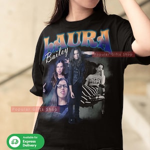 Laura Bailey Vintage Unisex Shirt, Vintage Laura Bailey Shirt Geschenk für Sie und Ihn, Best Laura Bailey - Express Versand verfügbar
