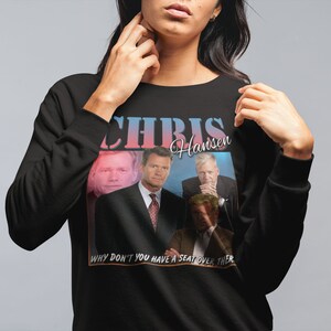 Chris Hansen Vintage Unisex Shirt, Vintage Chris Hansen TShirt Gift For Him and Her, Best Chris Hansen Express Shipping Available image 2