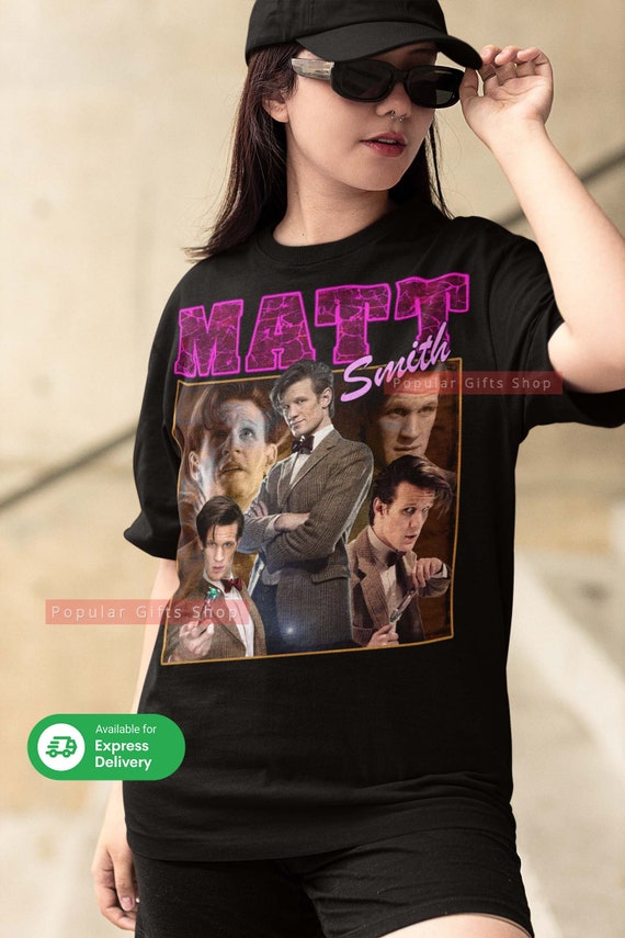 Matt Smith Vintage Unisex Shirt, Vintage Matt Smith TShirt Gift For Him and Her, Best Matt Smith- Express Shipping Available
