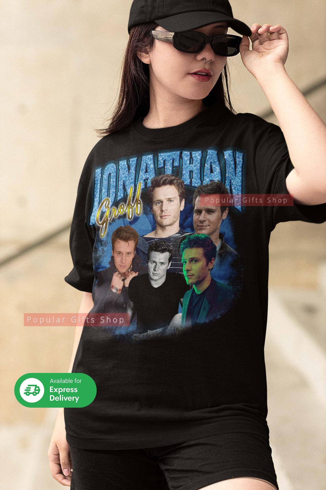 Jonathan Groff Vintage Unisex Shirt, Vintage Jonathan Groff Tshirt
