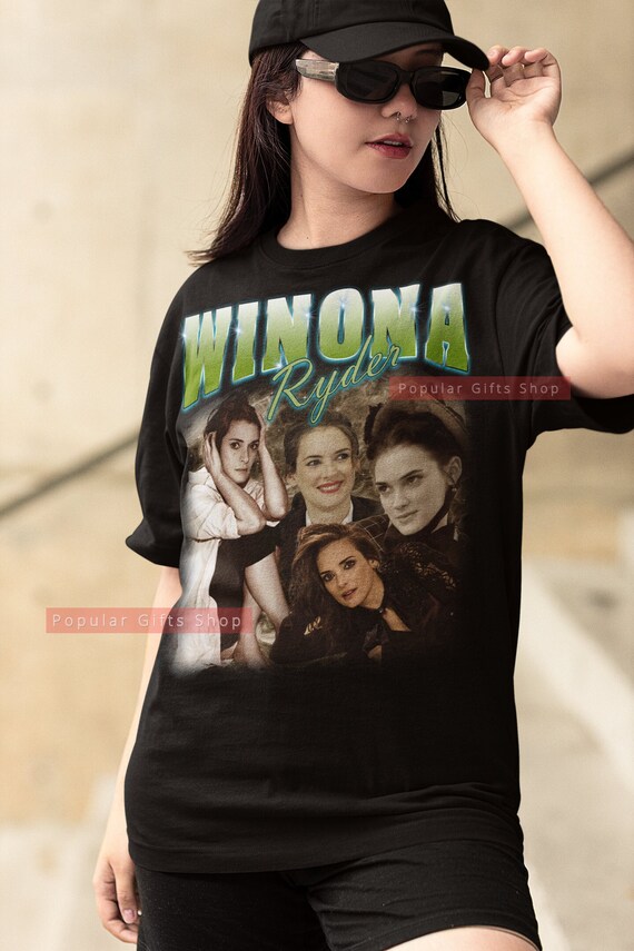 Bugt Tæl op komme til syne Winona Ryder Vintage Unisex Shirt Vintage Winona Ryder Shirt - Etsy