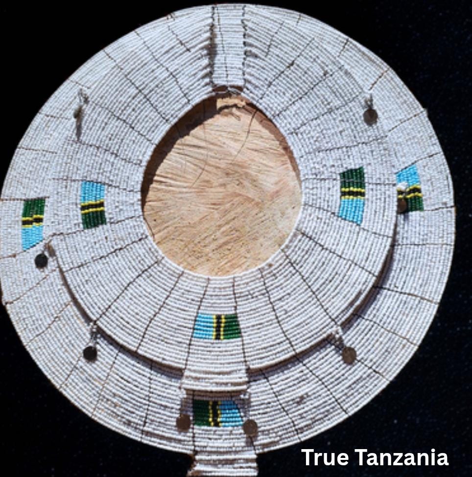 ダブルカラーのマサイ族の儀式用ネックレス - Etsy 日本