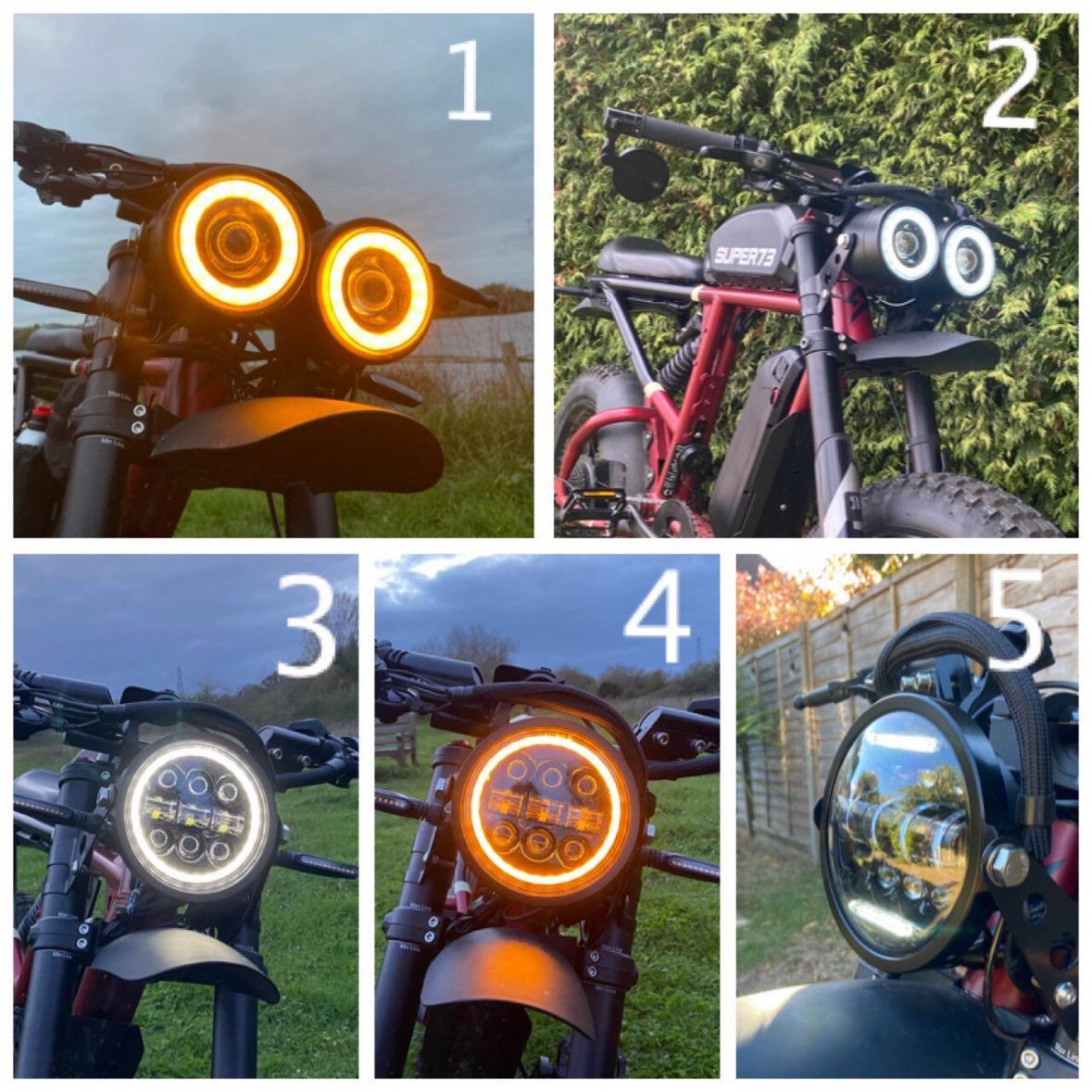 Super73 ZX ZG S1 R, Independent Headlight, Horn and Indicator