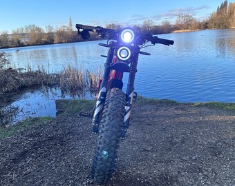 Super73 Stacked Twin Halo Headlight