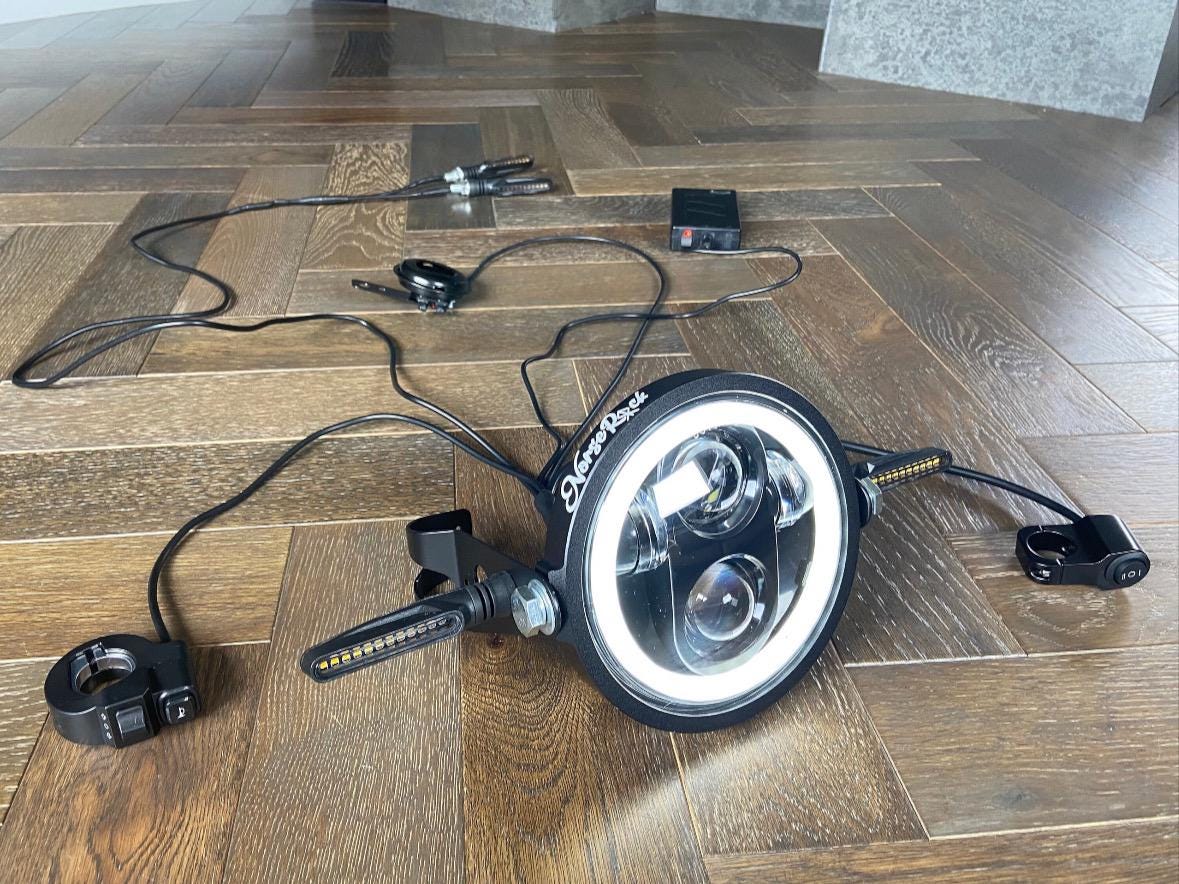 Super73 ZX ZG S1 R, Independent Headlight, Horn and Indicator