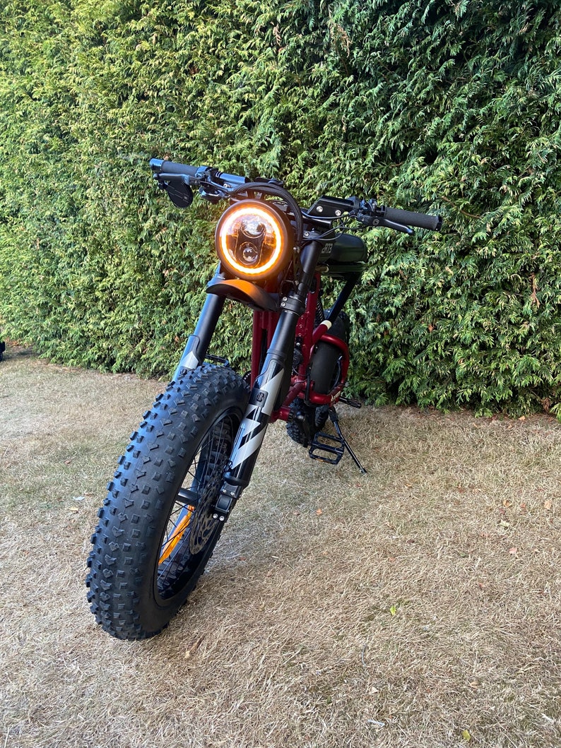 Super73 RX / S2 Halo LED Headlight Amber/white Options Etsy