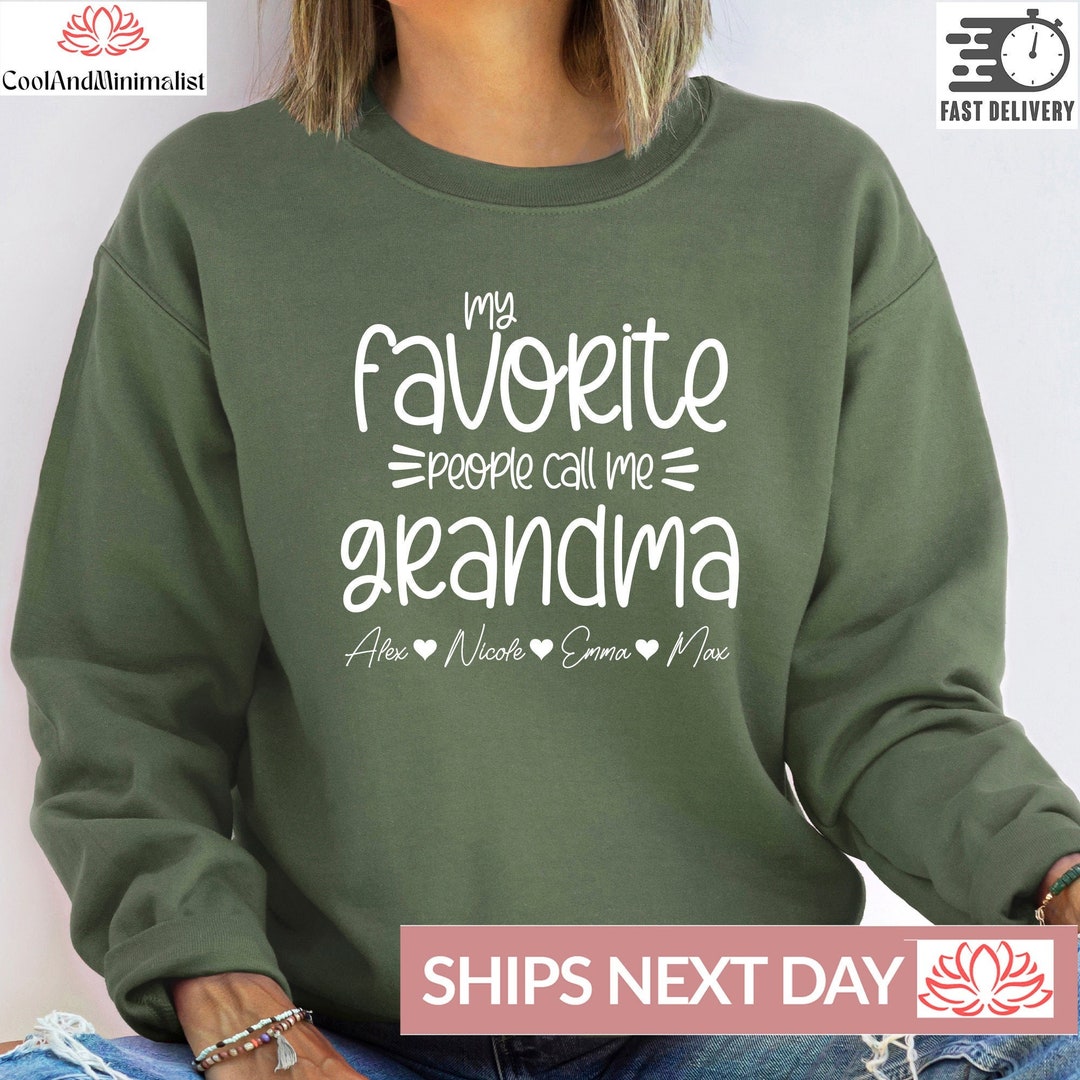 My Favorite Pumpkins Call Me Grandma Sweatshirt
