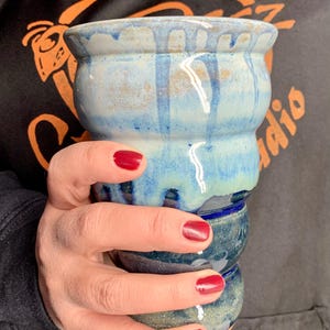 Drippy glaze tumbler