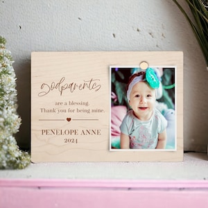 Godparents Frame, Godparents Gift, Godparents Gift for Baptism, Godparents Gift from Godchild, Godparent Proposal, Will You Be My Godparents
