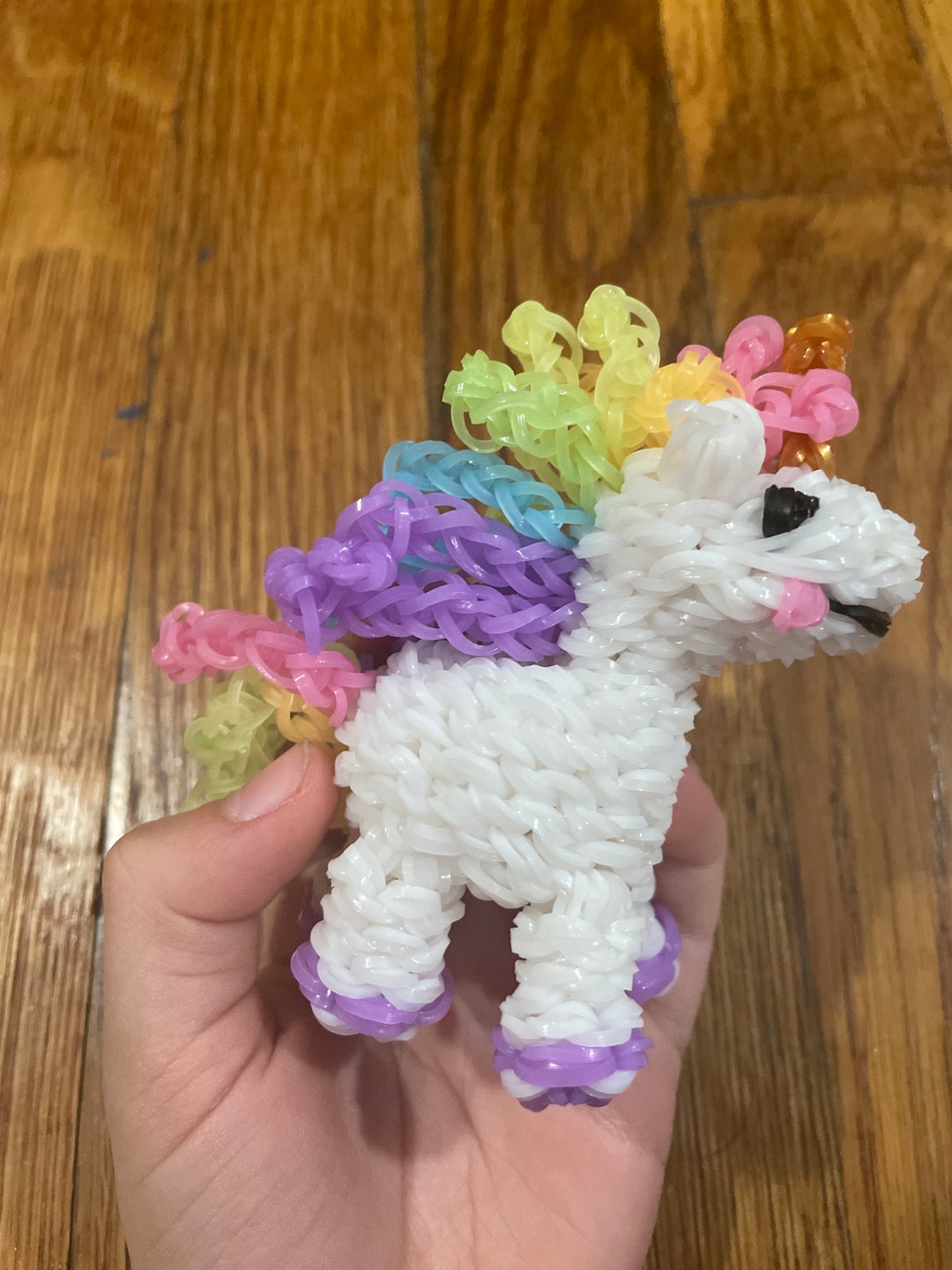 how to crochet with rainbow loom kit with no plastic thing｜TikTok