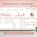 Monthly Budget Spreadsheet Template for Google Sheets, Budget Planner, Financial Planner, Budget Template, Expense Tracker, Savings 