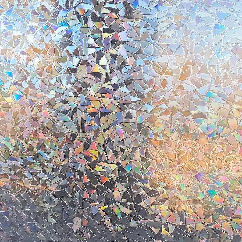 Regenbogen Fensteraufkleber – 30 Stück, Vogelschutz & Bunte Lichteffekte