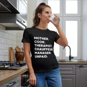 Sarcastic Mom T-Shirt, Funny Mother Tee, Unisex Garment-Dyed Shirt, Relatable Gift, Graphic Tee for Moms, Casual Top for Women