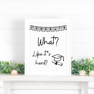 GRADUATION PARTY sign / Legally Blonde sign