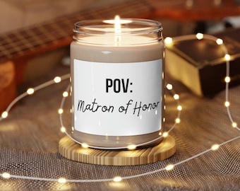 花嫁介添人キャンドルギフト、花嫁介添人のプロポーズ