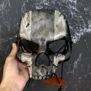 Ghost Mask cosplay, Skull mask inspired by Night War Ghost, durable ghost operator mask, call of duty ghost mask, COD mask handmade