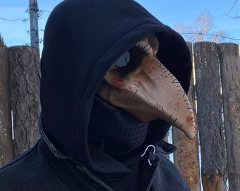 Plague Doctor Mask, Crow bird Mask Resin, Venetian Carnival Mask, Raven mask, Crow cosplay mask, Eileen the Crow mask