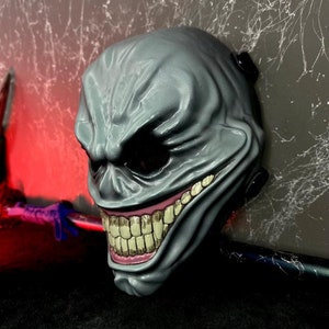 PayDay Grin Mask, Handcrafted Mask: the grin mask Blue for Payday 2 Cosplay, Halloween mask, PayDay Heist Cosplay masks