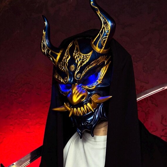 Demon Mask Japanese Adult Unisex | Halloween Prajna Hannya Oni