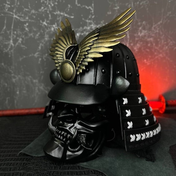 Japanese Samurai Helmet Cosplay Wearable, Japanese Armor