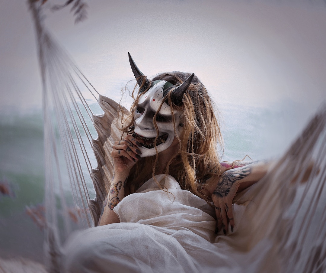 能面 鬼面 Japan ビンテージ 鬼面 文化遺産オンライン