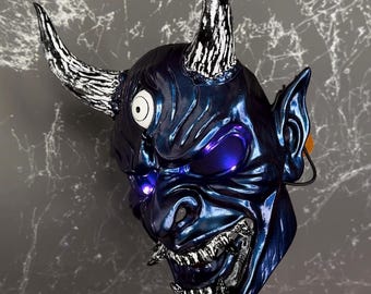 DBD 鬼マスク: 紫色のカメレオン悪魔マスク、高品質の鬼マスク