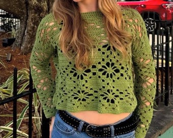 Handmade Crochet Sweater | Cozy, Stylish & Comfortable | Perfect for All Seasons