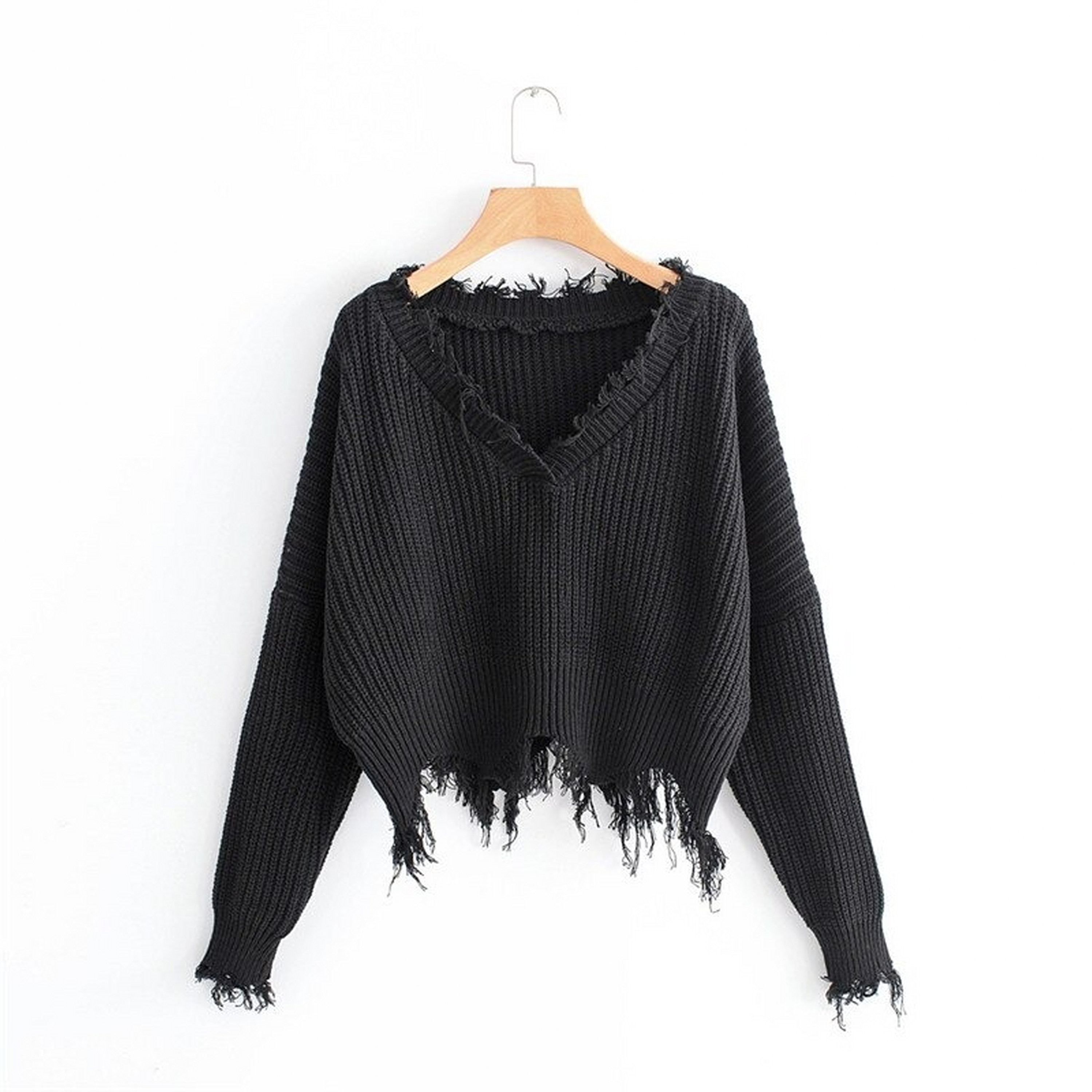 Frayed Sweater - Etsy