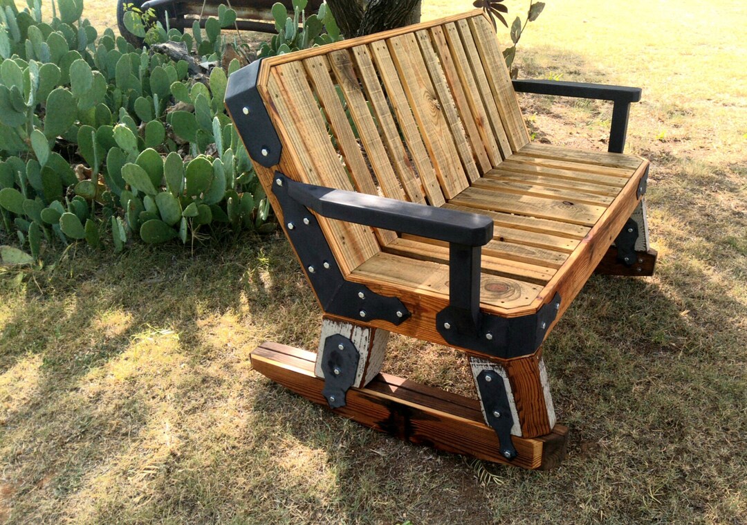 Rocker Benches Etsy