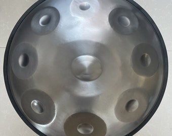 Handmade Handpan Drum 9/10/12 Notes Kurd / Celtic Scale D Minor Sound Healing Instrument High-end Stainless Steel Hang Pan 432 Hz and 440 Hz