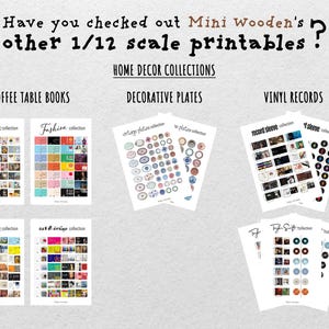 Colección de libros de romance contemporáneo imprimibles. Juego de 32 portadas en miniatura para casas de muñecas. Escala: 1/12. imagen 10
