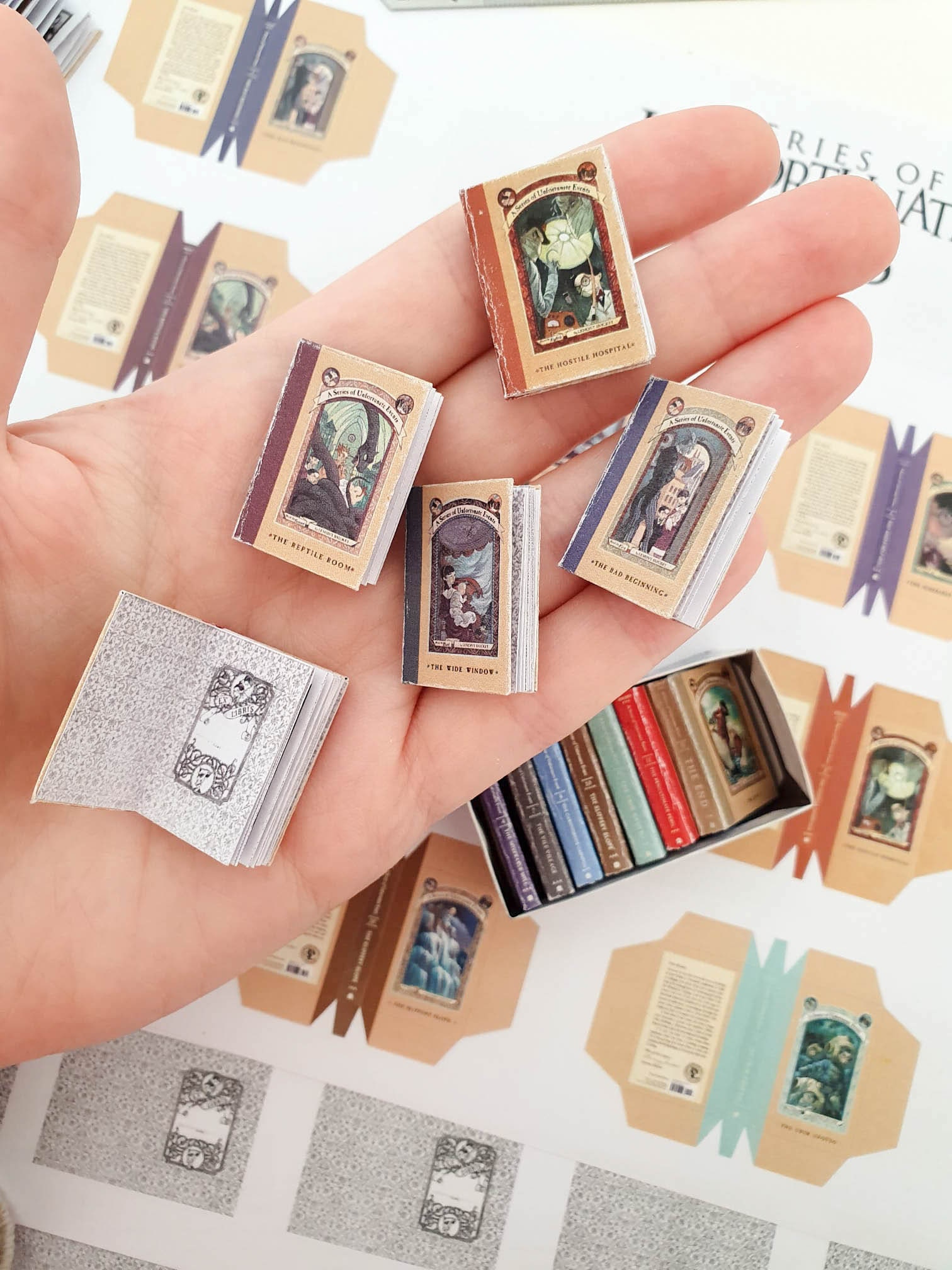 Printable A Series of Unfortunate Events Box Set Collection - Etsy UK