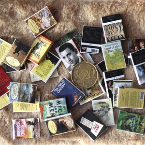 Printable Classic Books Collection 32 Miniature Book Covers Set for Dollhouses Scale: 1/12 image 5