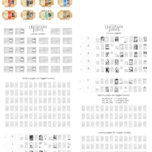 Printable A Series of Unfortunate Events Box Set Collection Set for ...