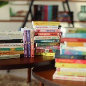 Printable Bestseller Books Collection 32 Miniature Book Covers Set for Dollhouses Scale: 1/12 image 4