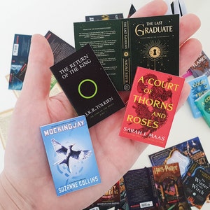 Printable 55 Miniature Book Cover Bestseller Series Collection Set Scale: 1/6