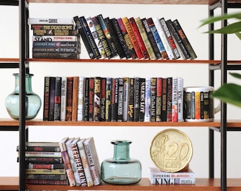 Printable Stephen King Books Collection 64 Miniature Book Covers Set for Dollhouses Scale: 1/12